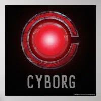 justice league cyborg symbol