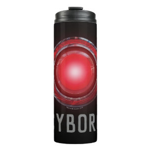 Justice League   Glowing Cyborg Symbol Thermal Tumbler