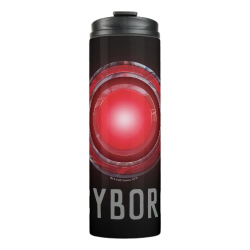 Justice League  Glowing Cyborg Symbol Thermal Tumbler