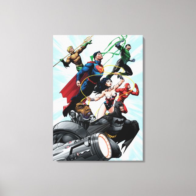 Justice League - Group 1 Canvas Print (Front)