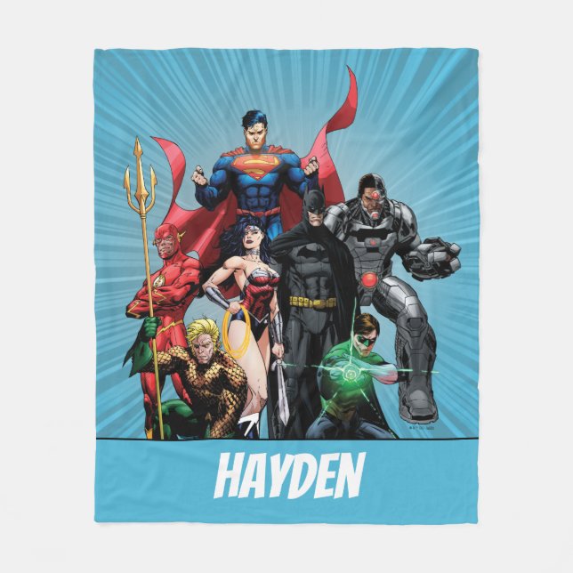 Justice League - Group 2 Fleece Blanket (Front)