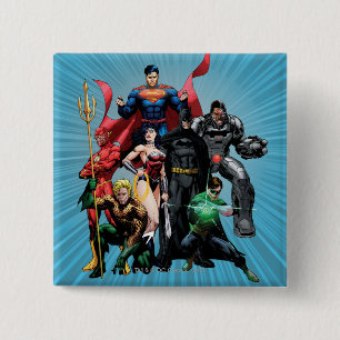 Justice League - Group 2 Pinback Button