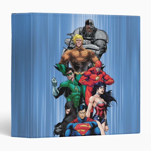 Justice League - Group 3 Ring Binder (Front/Spine)