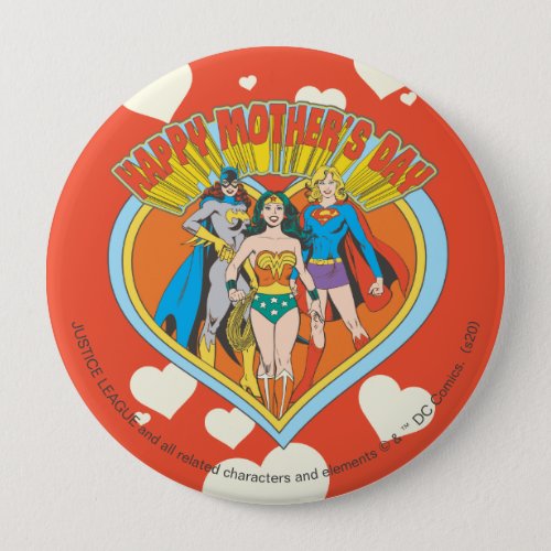Justice League  Happy Mothers Day Button