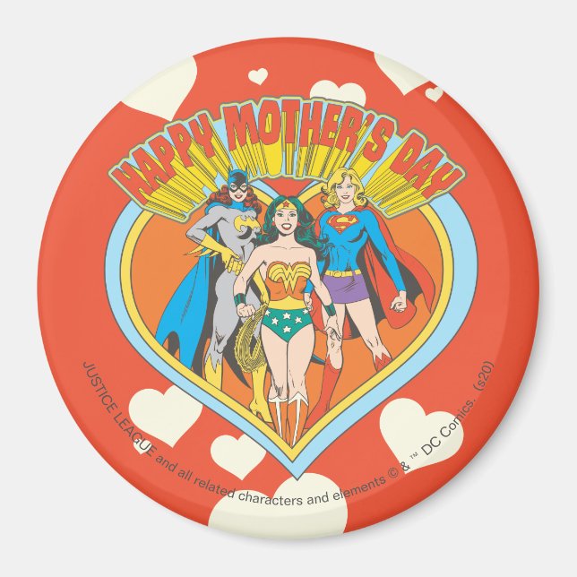 Justice League | Happy Mother's Day Magnet (Front)