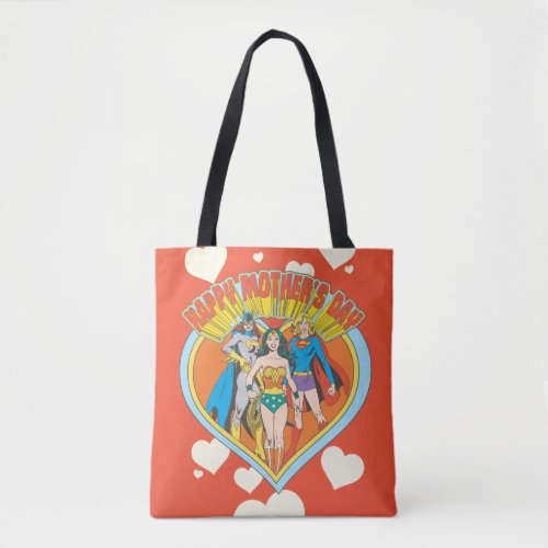 Justice League  Happy Mothers Day Tote Bag