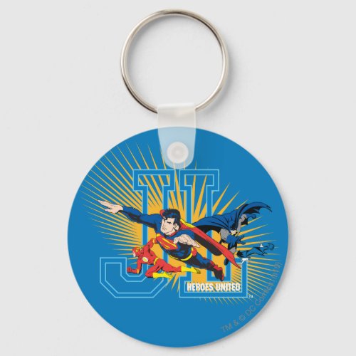 Justice League Heroes United Keychain
