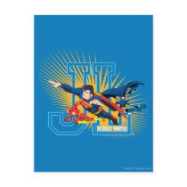 Justice League Heroes United Postcard
