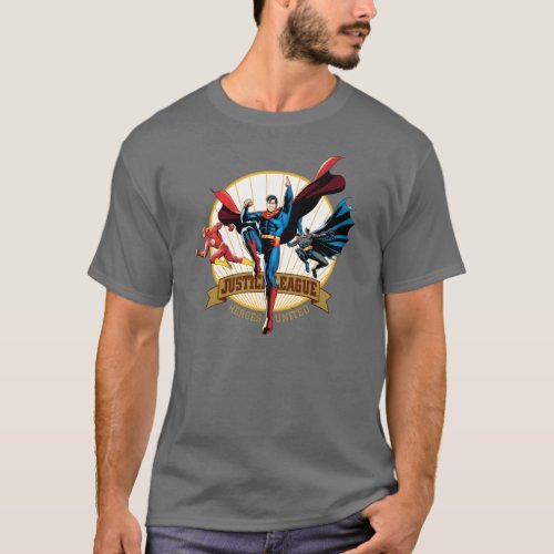 Justice League Heroes United T_Shirt