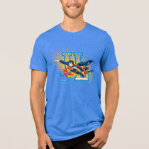 Justice League Heroes United Tri-Blend Shirt