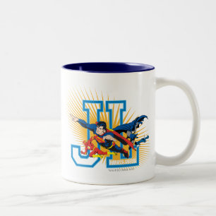 Justice League Heroes United Two-Tone Coffee Mug