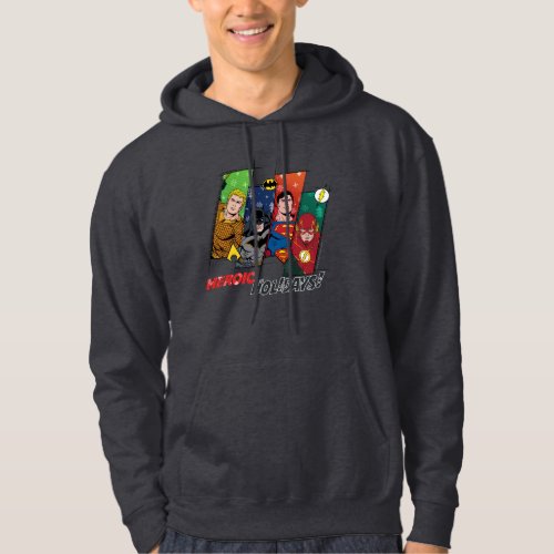 Justice League Heroic Holidays Hoodie