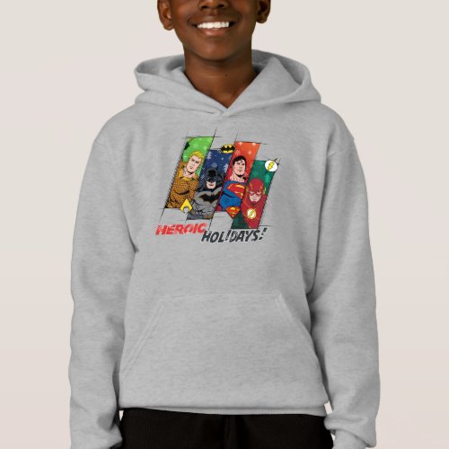 Justice League Heroic Holidays Hoodie