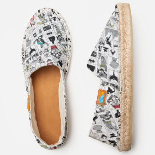 Justice League Heroic Panel Pattern Espadrilles