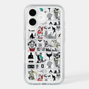 Justice League Heroic Panel Pattern iPhone 16 Case