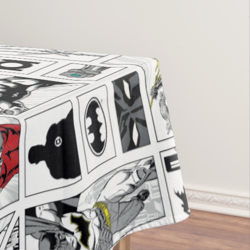 Justice League Heroic Panel Pattern Tablecloth