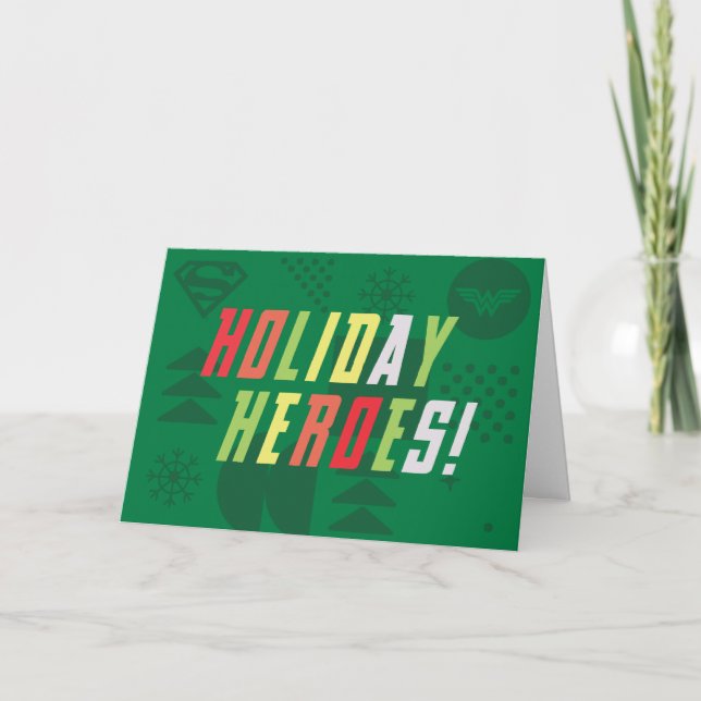 Justice League Holiday Heroes Graphic (Front)