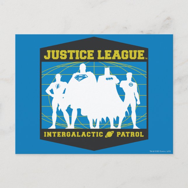Justice League Intergalactic Patrol Postcard (Front)