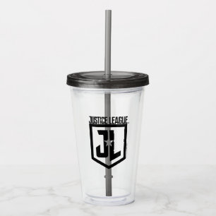 Justice League   JL Shield Acrylic Tumbler