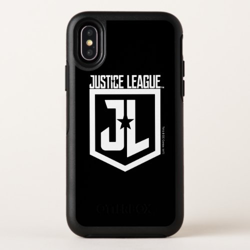 Justice League  JL Shield OtterBox Symmetry iPhone X Case