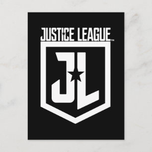 Justice League JL Shield Postcard