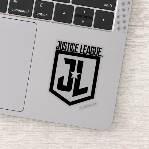 Justice League  JL Shield Sticker