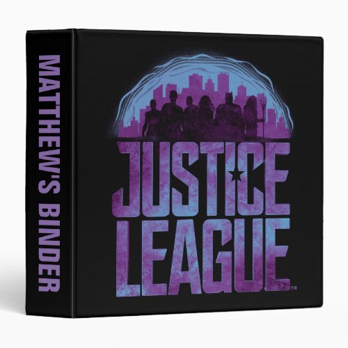 Justice League  Justice League City Silhouette Binder