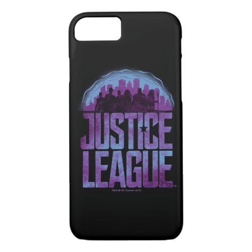 Justice League  Justice League City Silhouette iPhone 87 Case