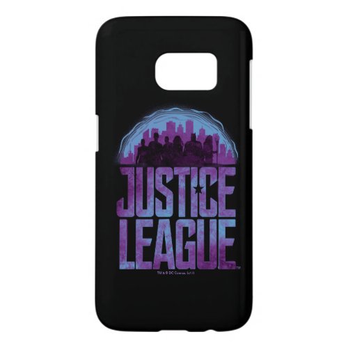 Justice League  Justice League City Silhouette Samsung Galaxy S7 Case