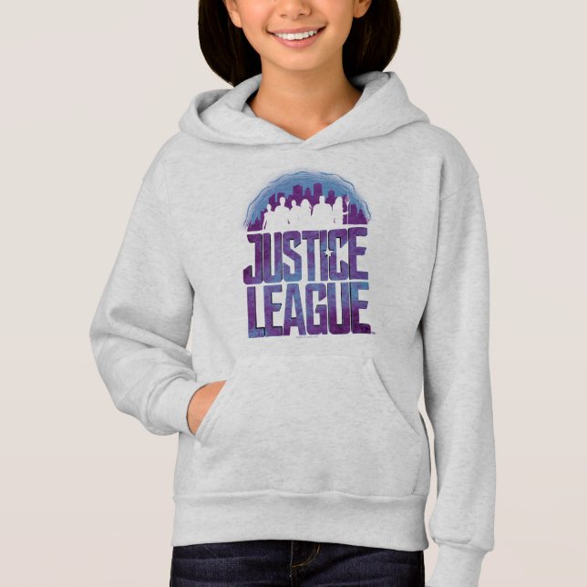 Justice League | Justice League City Silhouette Hoodie (Front)