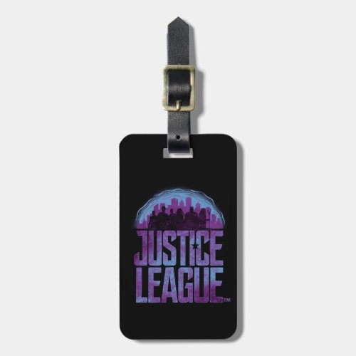 Justice League  Justice League City Silhouette Luggage Tag