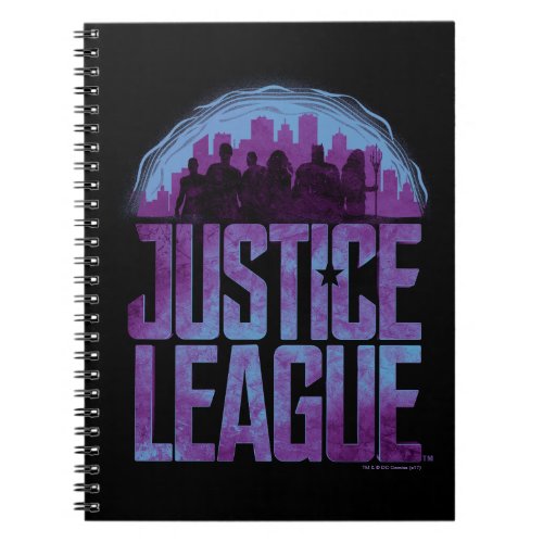Justice League  Justice League City Silhouette Notebook