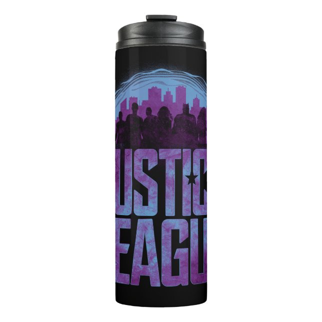 Justice League | Justice League City Silhouette Thermal Tumbler (Front)
