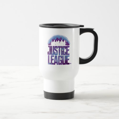 Justice League  Justice League City Silhouette Travel Mug