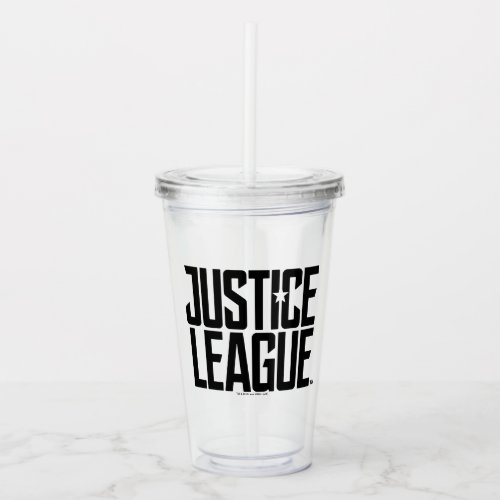 Justice League  Justice League Logo Acrylic Tumbler