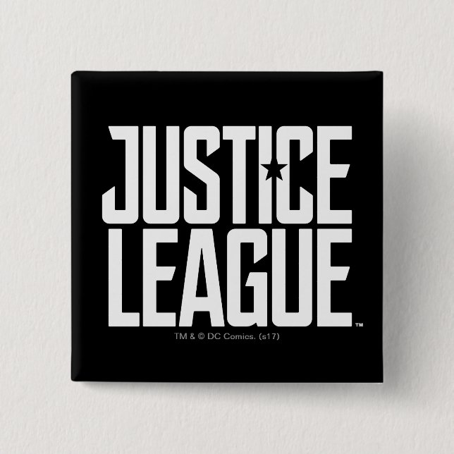 Justice League | Justice League Logo Pinback Button (Front)