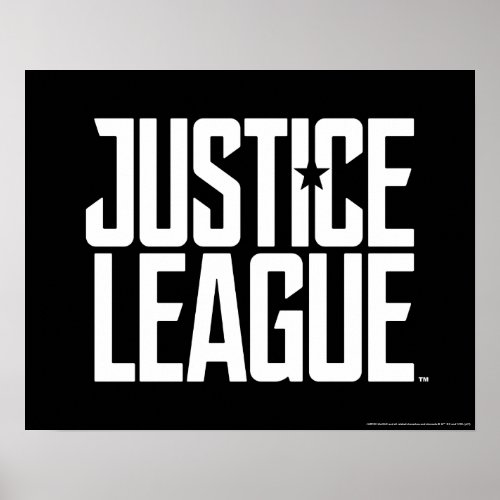 Justice League  Justice League Logo Poster