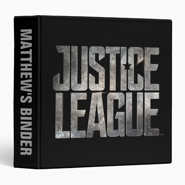 Justice League | Justice League Metallic Logo Binder (Front/Spine)
