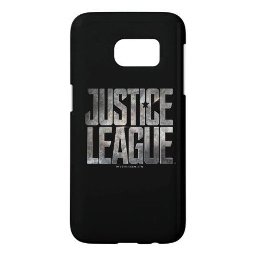 Justice League  Justice League Metallic Logo Samsung Galaxy S7 Case