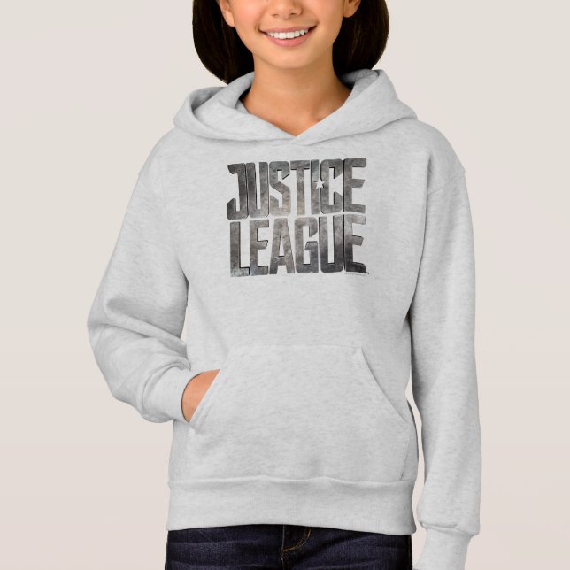 Justice League | Justice League Metallic Logo Hoodie (Front)