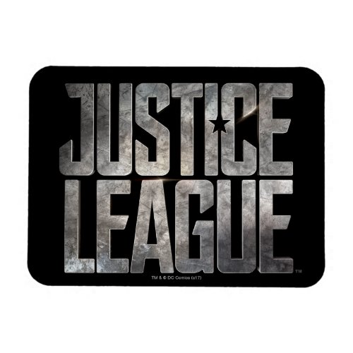 Justice League  Justice League Metallic Logo Magnet