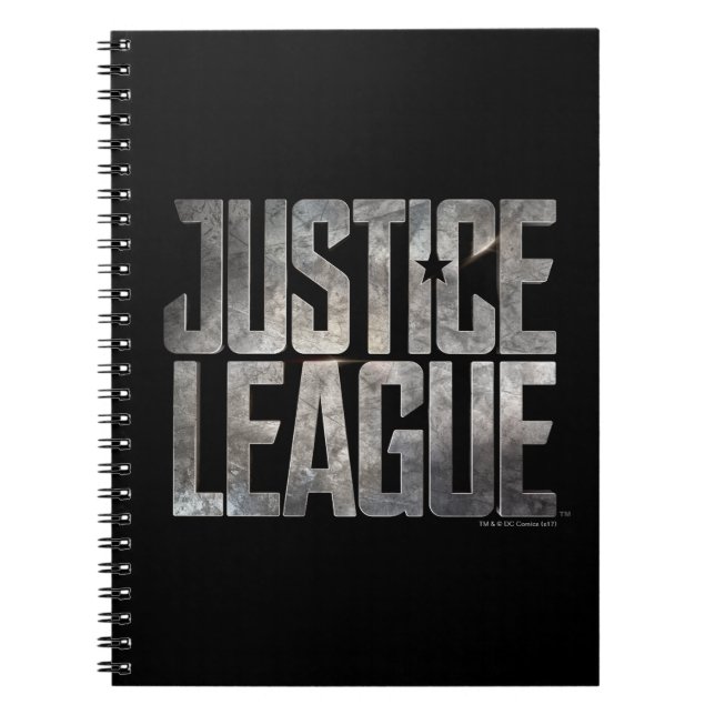 Justice League | Justice League Metallic Logo Notebook (Front)