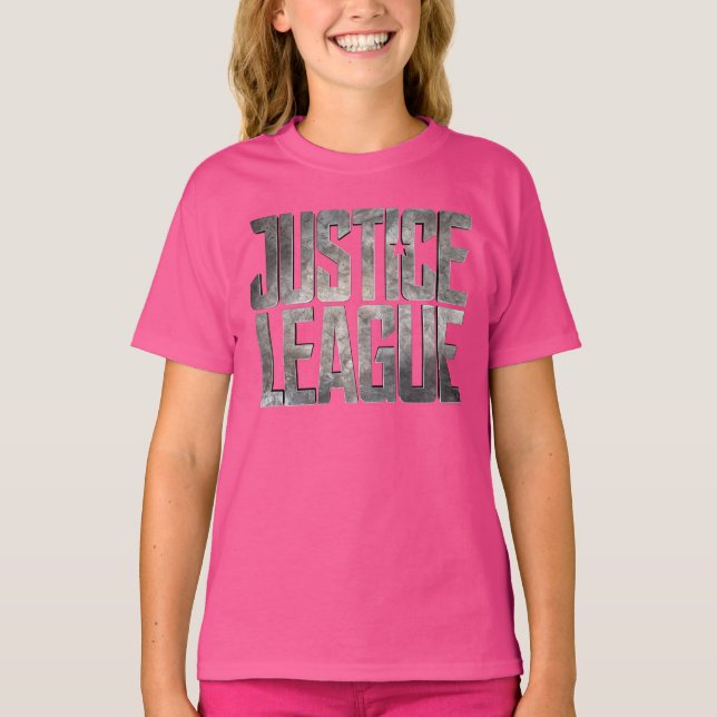 Justice League | Justice League Metallic Logo T-Shirt (Front)