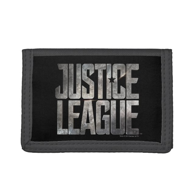 Justice League | Justice League Metallic Logo Tri-fold Wallet (Front)