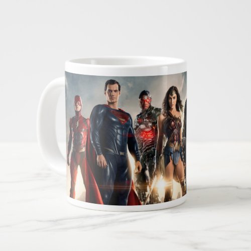 Justice League  Justice League On Battlefield Giant Coffee Mug