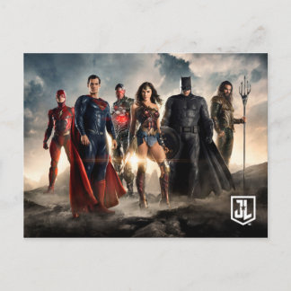 Justice League | Justice League On Battlefield Postcard