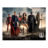 Justice League | Justice League On Battlefield Postcard