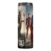 Justice League | Justice League On Battlefield Thermal Tumbler (Back)