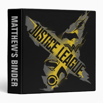 Justice League | Justice League & Team Symbols 3 Ring Binder by justiceleague at Zazzle