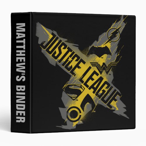 Justice League  Justice League  Team Symbols 3 Ring Binder